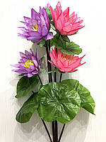 Штучні квіти. Майстерна гілка лотос ( 110 см), фото 4