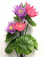 Штучні квіти. Майстерна гілка лотос ( 110 см), фото 3