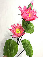 Штучний лотос. Гілка штучної кувшинки ( 115 см ), фото 2