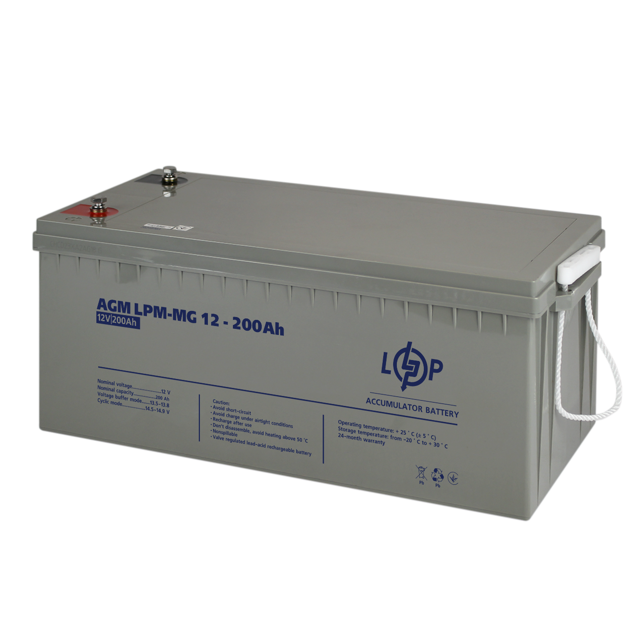Акумулятор мультигелевий LPM-MG 12V - 200 Ah