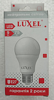 Світлодіодна LED лампа A60 Luxel 9W Е27 4100К (уцінка)