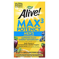 Мультивитамины для мужчин Nature's Way "Alive! Max3 Daily Men's Multivitamin" (90 таблеток)