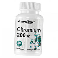 Хром піколінат для зменшення апетиту Ironflex Chromium Picolinate 200mcg 200 tab