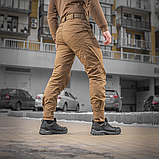 Тактичні армійські штани / штани M-Tac Aggressor Gen II Flex койот, штани для військових, штани для ЗСУ койот, фото 5