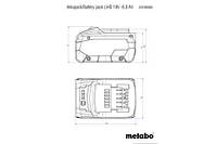 Акумулятор Metabo 18 В 10 А/год, фото 3