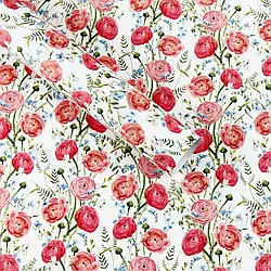 Пакувальний папір 0,7*1 м Маки