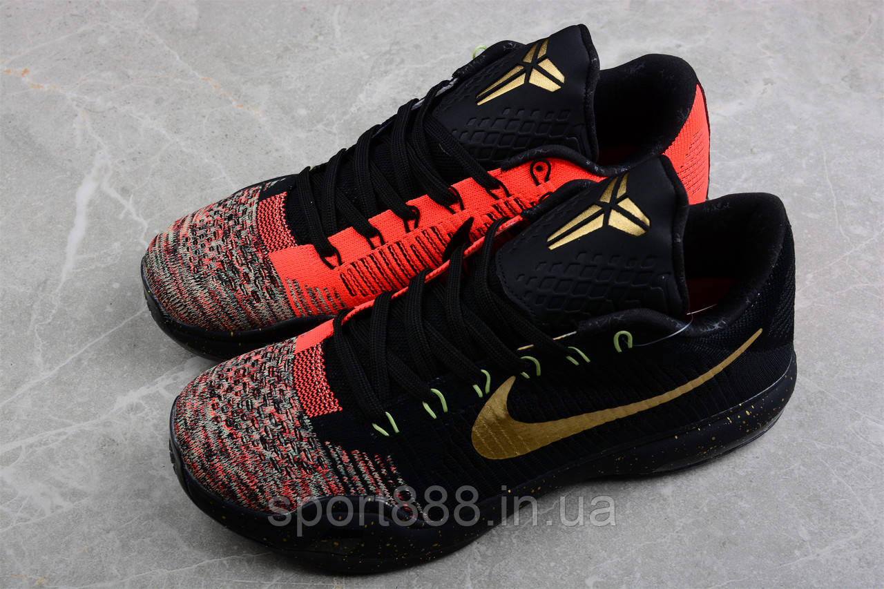 Чоловічі Nike Kobe 10 Elite Low Christmas баскетбольні кросівки чорні 802560-076, фото 1