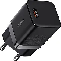 Зарядное устройство Baseus сетевое GaN3 Fast Charger Type-C 30W Black (CCGN010101)