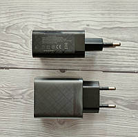 Зарядний пристрій мережевий USB QC3.0 18-20W USB-A USB-C чорний новий