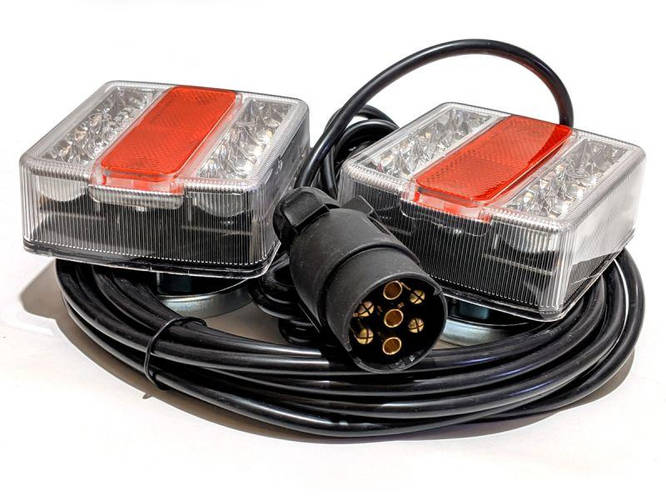 Купить СВЕТОДИОДНЫЕ ЗАДНИЕ ФОНАРИ НА МАГНИТЕ ДЛЯ ПРИЦЕПА LED КОПЛЕКТ ...