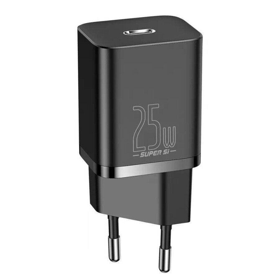 Зарядний пристрій Baseus мережевий Super Si Quick Charger 1C 25 W Black (CCSP020101)