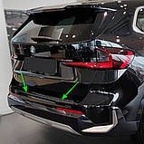Захисна накладка на задній бампер для BMW X1 III U11 2022+ /чорн.нерж.сталь/, фото 2