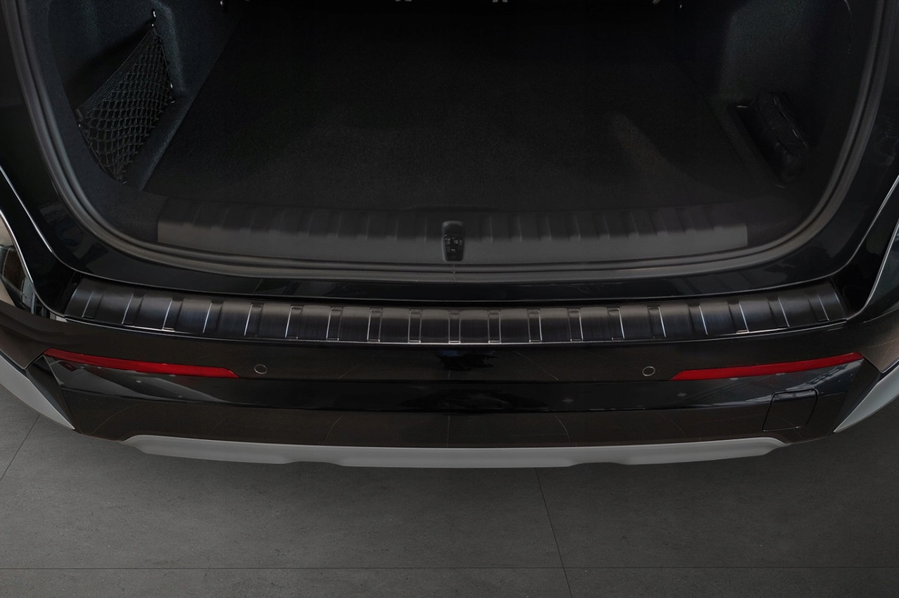 Захисна накладка на задній бампер для BMW X1 III U11 2022+ /чорн.нерж.сталь/, фото 5