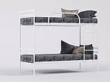 Ліжко двоярусне 90*190 Комфорт Дуо (Comfort Duo) металеве, фото 6