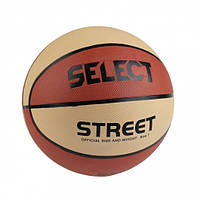 М'яч баскетбол №6 SELECT STREET BASKET коричневий/помаранчовий 208