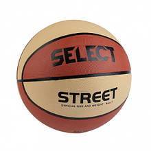 М'яч баскетбол №7 SELECT Street Basket коричневий/помаранчовий 208