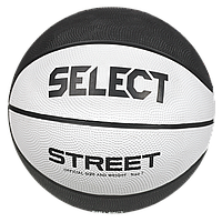 М'яч баскетбол №7 SELECT STREET BASKET v23 чорний/білий 126