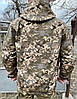 Тактична куртка SOFTSHELL (Софт шел) Демісезон ПІКСЕЛЬ, МУЛЬТИКАМ, фото 3
