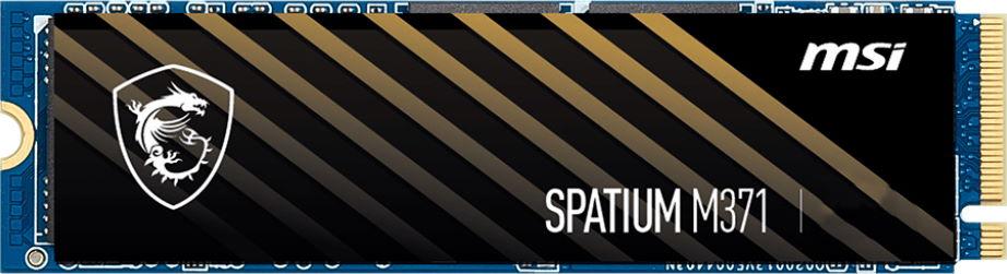 SSD диск 500GB MSI Spatium M371 M.2 2280 PCIe 4.0 x4 NVMe 3D NAND TLC (S78-440K160-P83)