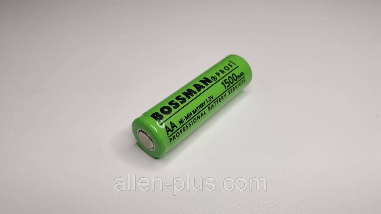 Акумулятор технічний BOSSMAN PROFI Ni-MH AA/HR6 1,2V 1500mAh