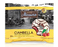 Пироженое донат с вишневым кремом Ciambella Maestro Massimo , 50 гр