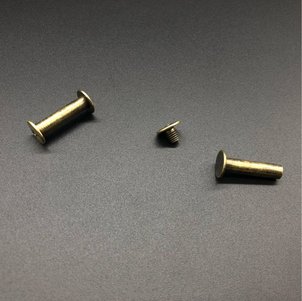 Кріплення для папок меню. Колір "стара латунь". 20х5мм