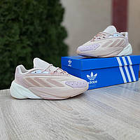 Жіночі кросівки Adidas Ozelia бежеві, кросівки адідас озеліа тканинні літні