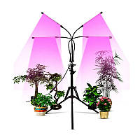 Светодиодная фитолампа Grow Light для выращивания растений, рассады Полный спектр 4 головы