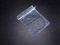 Мешочек подарочный из органзы пакетик для ювелирных украшений Цвет голубой. 13х18см
