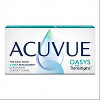 Двухнедельные контактные линзы Acuvue Oasys with Transitions, 6 шт