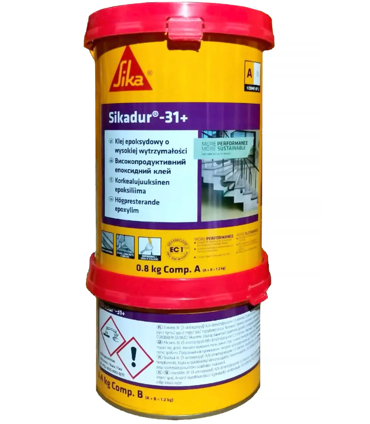 Sikadur 31+ 2-компнентний епоксидний конструктивний клей  1.2 кг