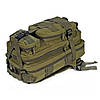 Рюкзак тактичний на 45л (50х30х20 см) M07, Оливковий / Військовий рюкзак / Армійський рюкзак, фото 8