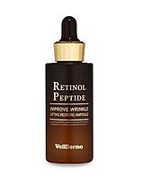 Антивозрастная лифтинг сыворотка с ретинолом и пептидами Wellderma Retinol Peptide Lifting Restore Ampoule