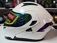 Шлем трансформер модуляр LVS White Gloss размер XL