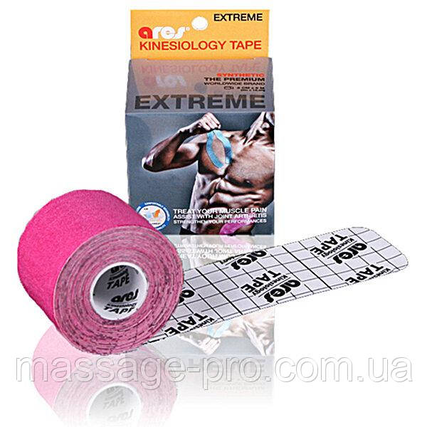 Кинезио тейп Ares Extreme 5 cm X 5 m (рожевий)