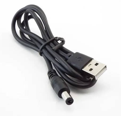 Кабель питания USB DC 5.5x2.1 для роутера модема 5v от Powerbank ...