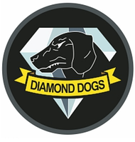 Шеврон "Diamond Dogs" Metal Gear Solid Шеврони на замовлення Нашивки на липучці ЗСУ (AN-12-356)