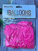 Воздушные шарики розовые 30 см 20 шт набор шаров для детского праздника розовые шары для декора