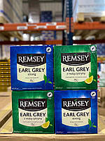 Чай чорний REMSEY АНГЛІЙСЬКИЙ Earl Grey strong 131г, 75 пакетиків