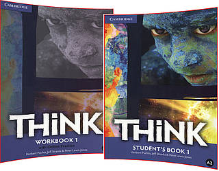 Think 1. Student's+Workbook. Комплект книг з англійської мови. Підручник+Зошит. Cambridge