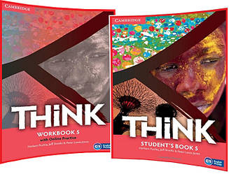 Think 5. Student's+Workbook. Комплект книг з англійської мови. Підручник+Зошит. Cambridge