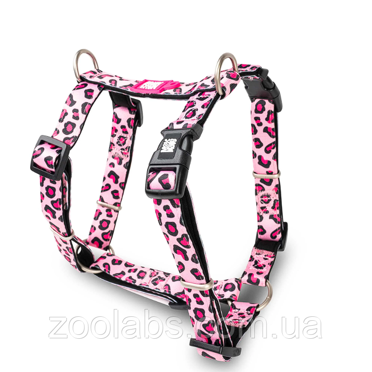 Шлея для собаки Max & Molly H-Harness Leopard Pink