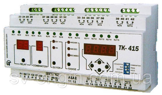 Вже у продажу! ТК-415 - таймер багатоканальний послідовно-комбінаційний
