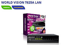 Цифровой TV-тюнер DVB Т2\C тюнер-32 канала World Vision T625A LAN IPTV плеер,YouTube ,Megogo