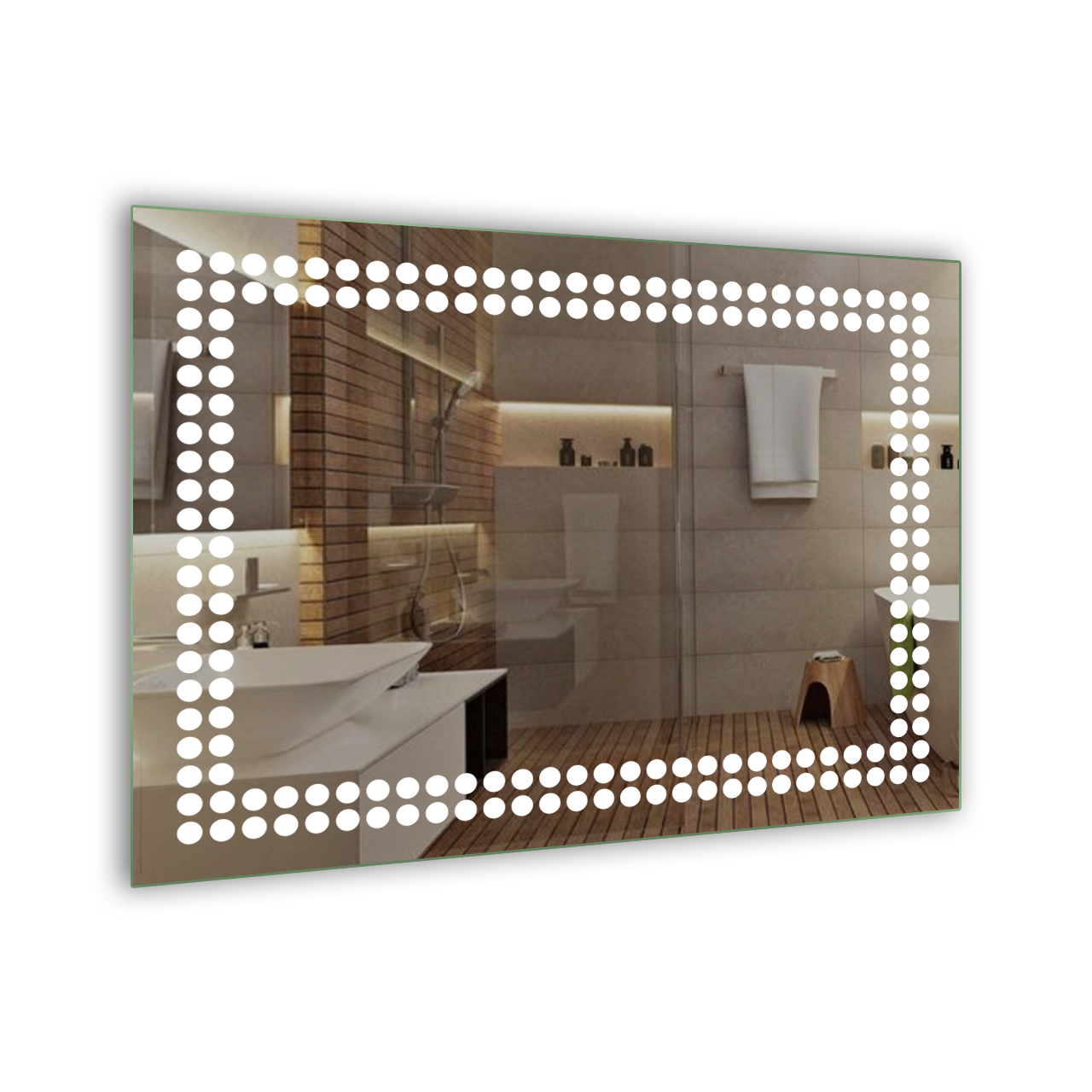 Дзеркало LED (80*60*2,5см) PR-D106, фото 1