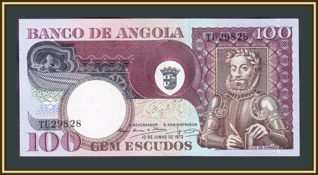 Ангола Португальська 100 ескудо 1973 рік  UNC  №573