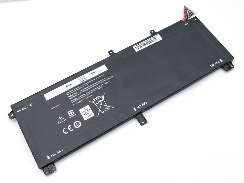 Батарея T0TRM для Dell XPS 15 9530, M3800 (245RR, 0H76MY, H76MV, 07D1WJ, 7D1WJ. Y758W) (11.1V 4400mAh 49Wh)