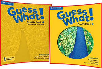 Guess What 4. Pupil's+Activity book. Комплект книг з англійської мови. Підручник+Зошит. Cambridge