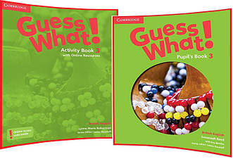 Guess What 3. Pupil's+Activity book. Комплект книг з англійської мови. Підручник+Зошит. Cambridge