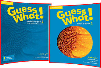 Guess What 2. Pupil's+Activity book. Комплект книг з англійської мови. Підручник+Зошит. Cambridge